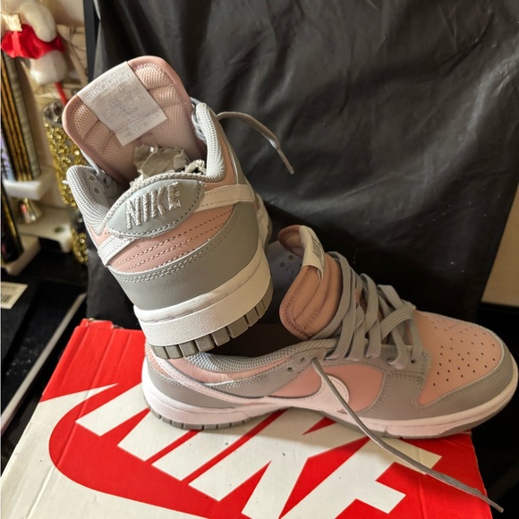 Nike Blush Pink and Light Gray Sneakers - Picture 2 of 6